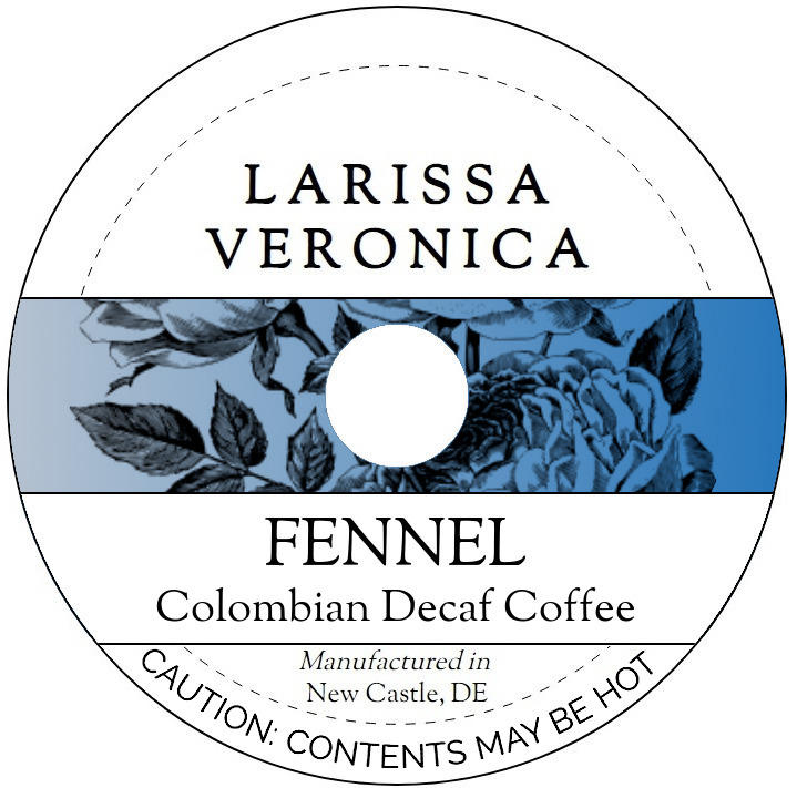 Fennel Colombian Decaf Coffee <BR>(Single Serve K-Cup Pods)