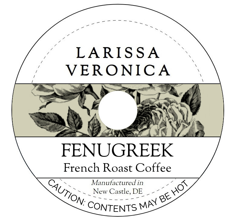Fenugreek French Roast Coffee <BR>(Single Serve K-Cup Pods)