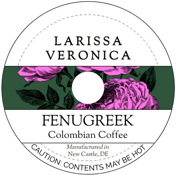 Fenugreek Colombian Coffee <BR>(Single Serve K-Cup Pods)