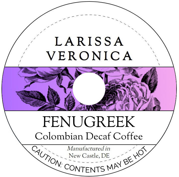 Fenugreek Colombian Decaf Coffee <BR>(Single Serve K-Cup Pods)