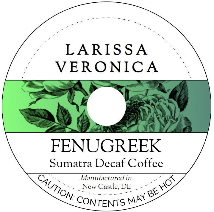 Fenugreek Sumatra Decaf Coffee <BR>(Single Serve K-Cup Pods)