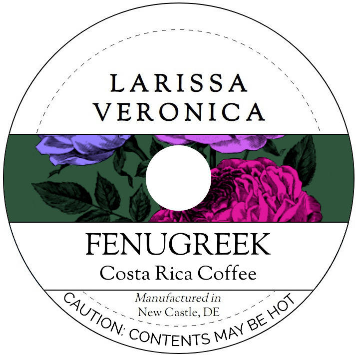 Fenugreek Costa Rica Coffee <BR>(Single Serve K-Cup Pods)