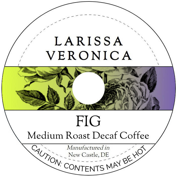 Fig Medium Roast Decaf Coffee <BR>(Single Serve K-Cup Pods)