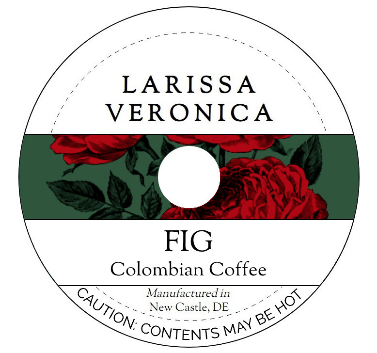 Fig Colombian Coffee <BR>(Single Serve K-Cup Pods)