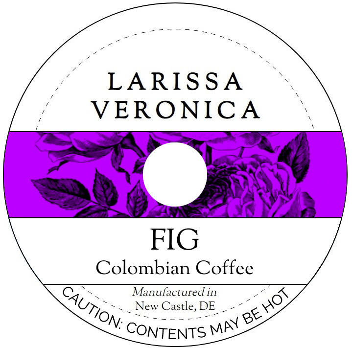 Fig Colombian Coffee <BR>(Single Serve K-Cup Pods)