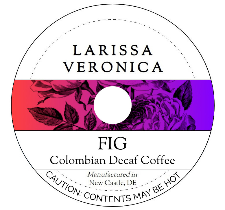 Fig Colombian Decaf Coffee <BR>(Single Serve K-Cup Pods)