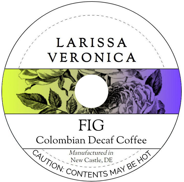 Fig Colombian Decaf Coffee <BR>(Single Serve K-Cup Pods)