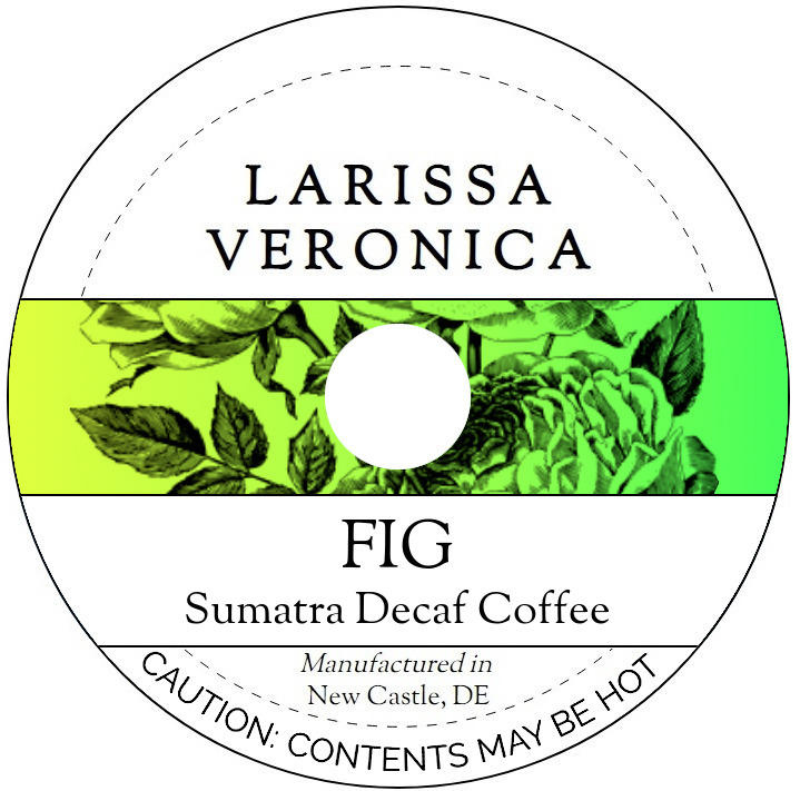 Fig Sumatra Decaf Coffee <BR>(Single Serve K-Cup Pods)