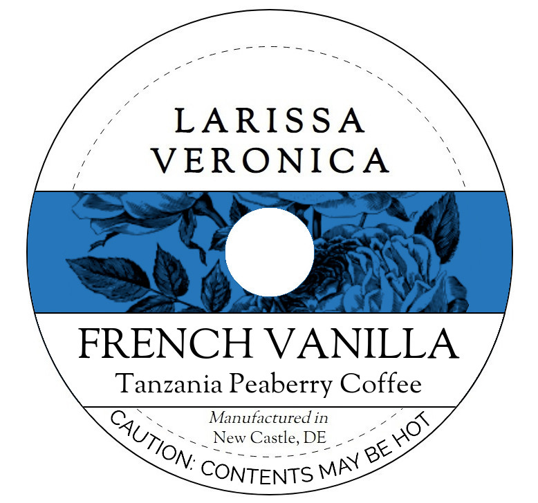 French Vanilla Tanzania Peaberry Coffee <BR>(Single Serve K-Cup Pods)