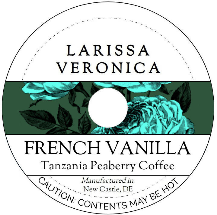 French Vanilla Tanzania Peaberry Coffee <BR>(Single Serve K-Cup Pods)