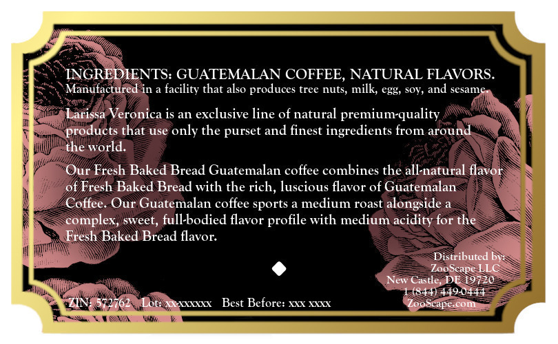 Fresh Baked Bread Guatemalan Coffee <BR>(Single Serve K-Cup Pods)