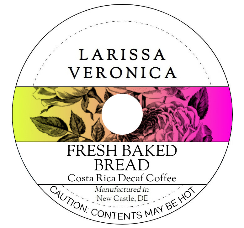 Fresh Baked Bread Costa Rica Decaf Coffee <BR>(Single Serve K-Cup Pods)