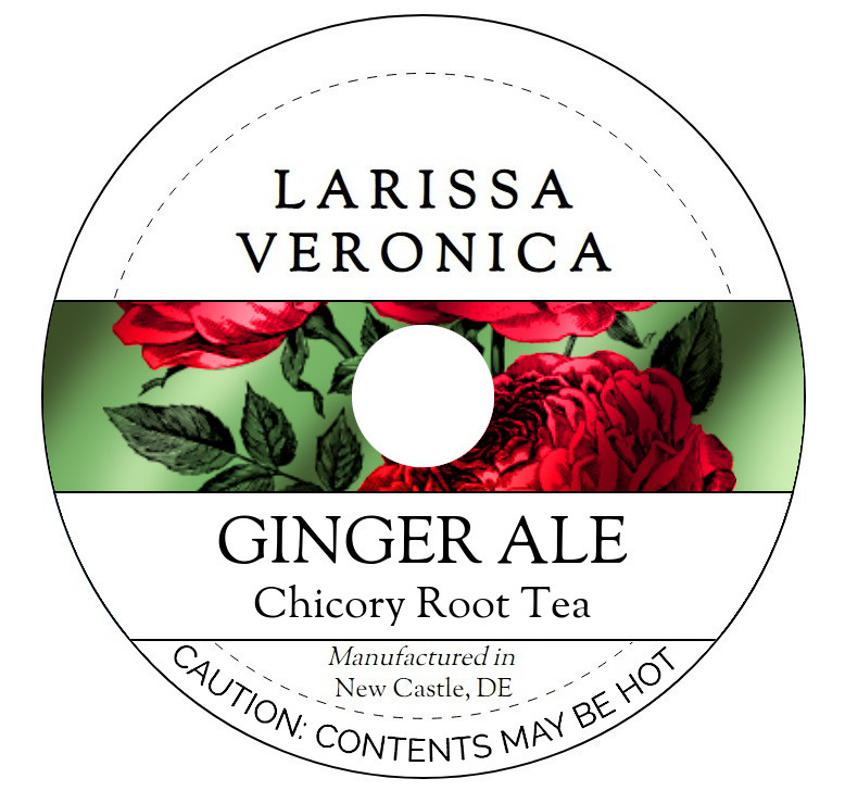 Ginger Ale Chicory Root Tea <BR>(Single Serve K-Cup Pods)