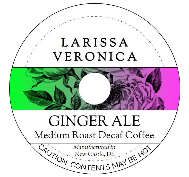 Ginger Ale Medium Roast Decaf Coffee <BR>(Single Serve K-Cup Pods)