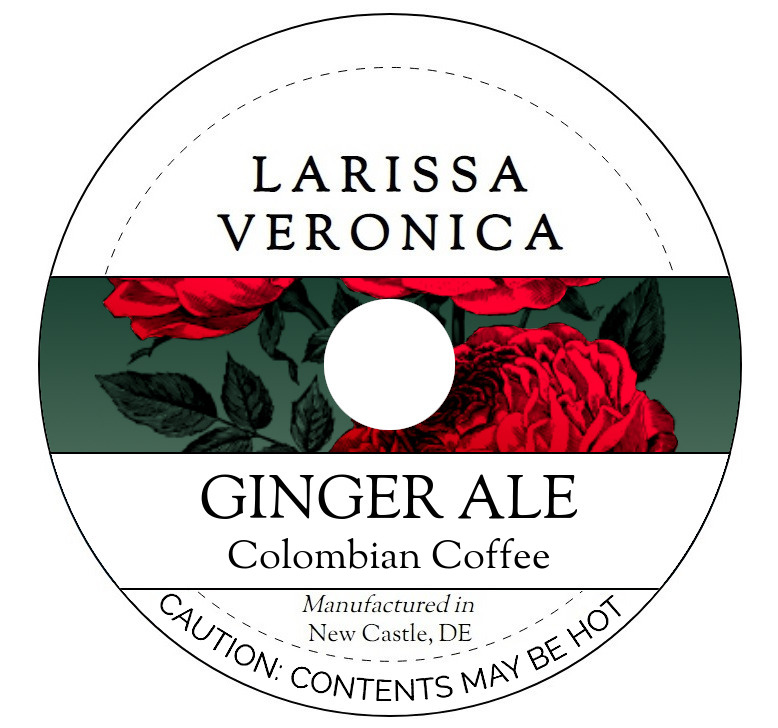 Ginger Ale Colombian Coffee <BR>(Single Serve K-Cup Pods)