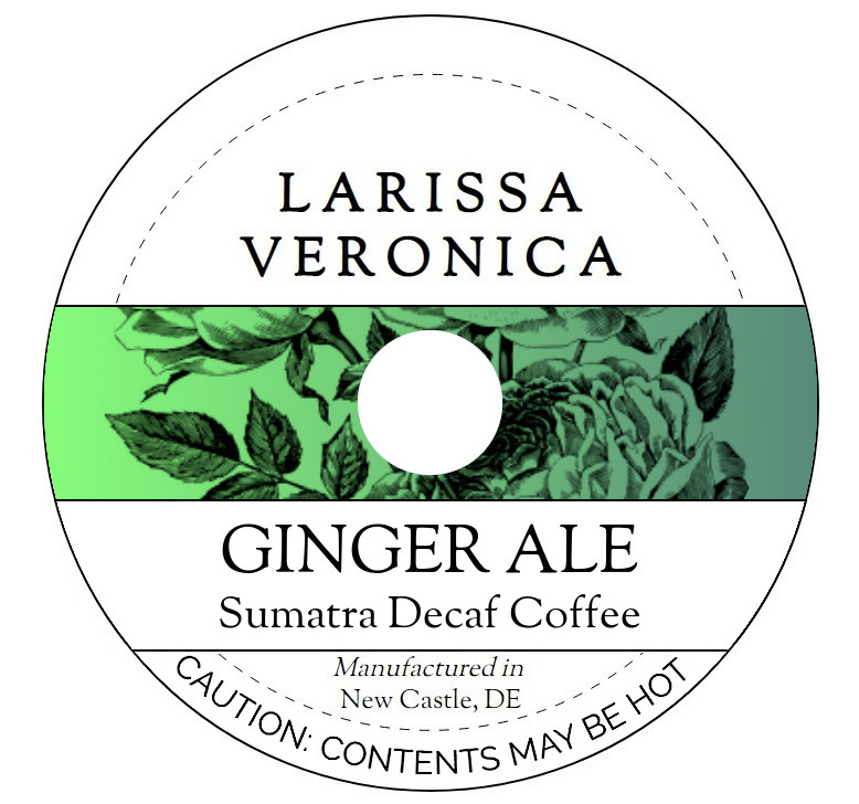 Ginger Ale Sumatra Decaf Coffee <BR>(Single Serve K-Cup Pods)
