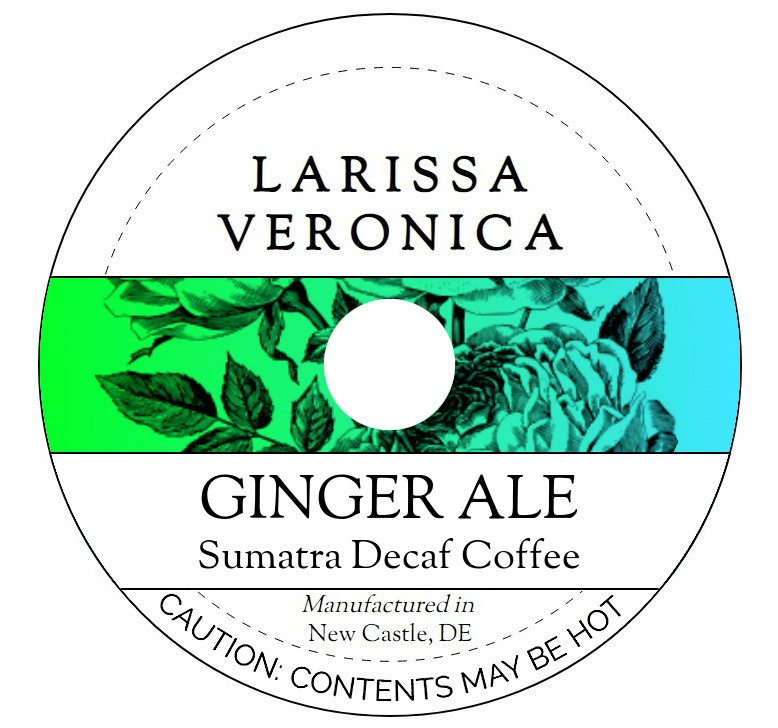 Ginger Ale Sumatra Decaf Coffee <BR>(Single Serve K-Cup Pods)