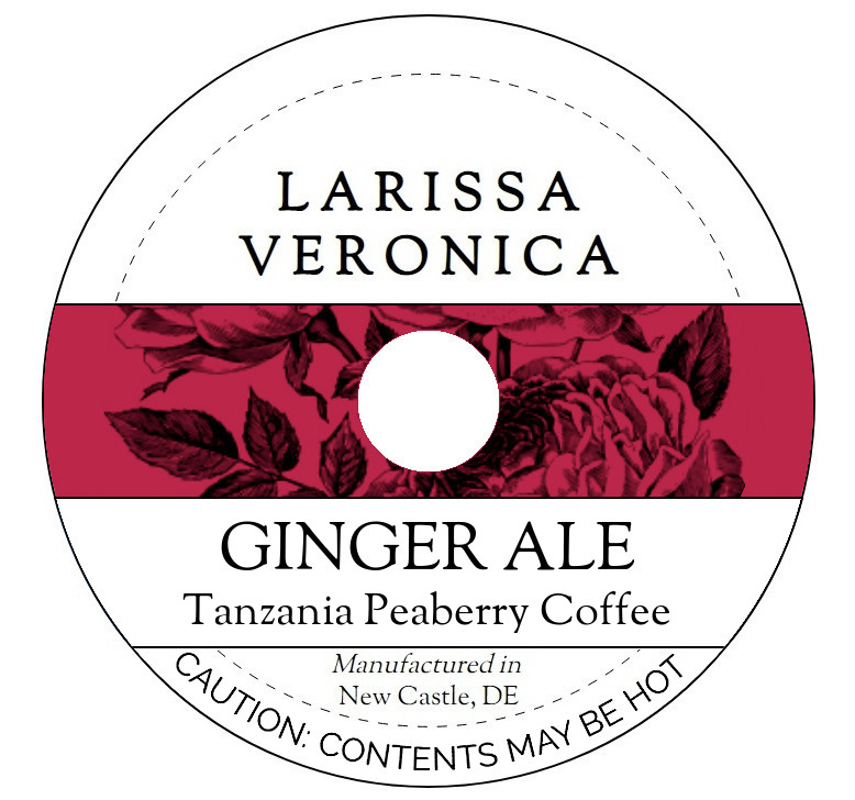 Ginger Ale Tanzania Peaberry Coffee <BR>(Single Serve K-Cup Pods)