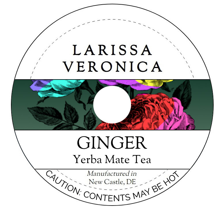 Ginger Yerba Mate Tea <BR>(Single Serve K-Cup Pods)