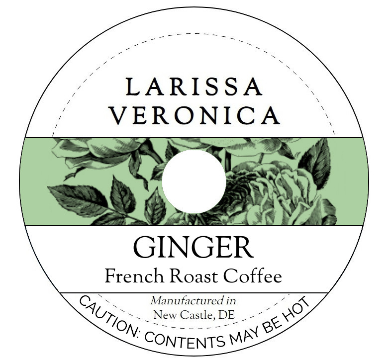 Ginger French Roast Coffee <BR>(Single Serve K-Cup Pods)