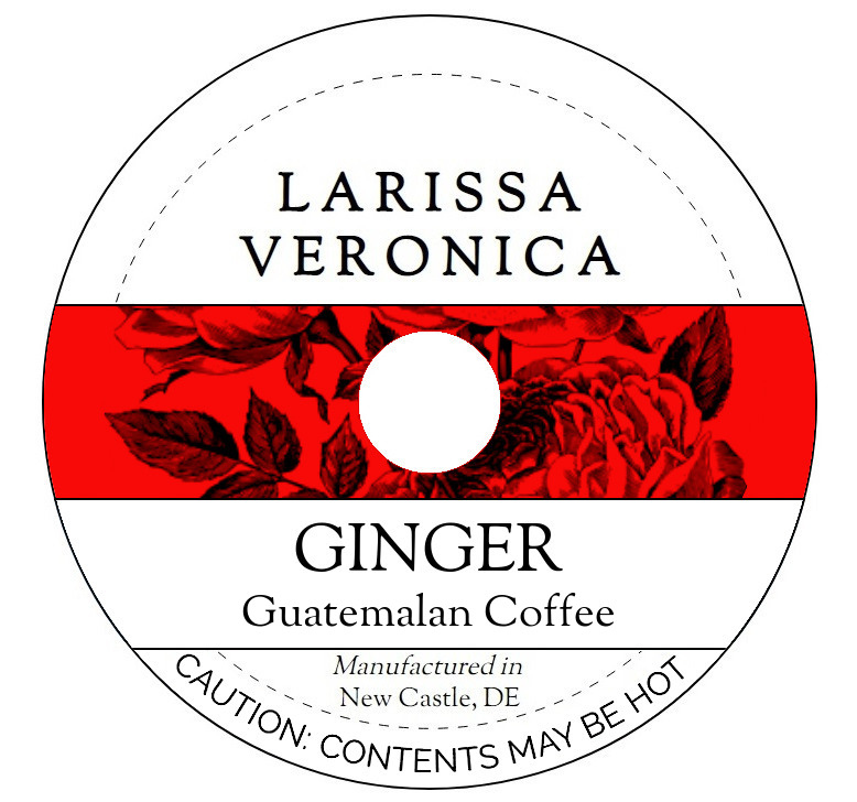 Ginger Guatemalan Coffee <BR>(Single Serve K-Cup Pods)