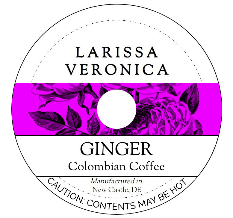 Ginger Colombian Coffee <BR>(Single Serve K-Cup Pods)