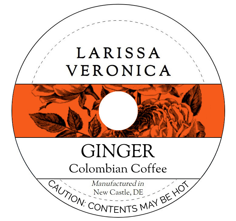 Ginger Colombian Coffee <BR>(Single Serve K-Cup Pods)