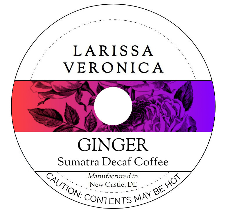 Ginger Sumatra Decaf Coffee <BR>(Single Serve K-Cup Pods)