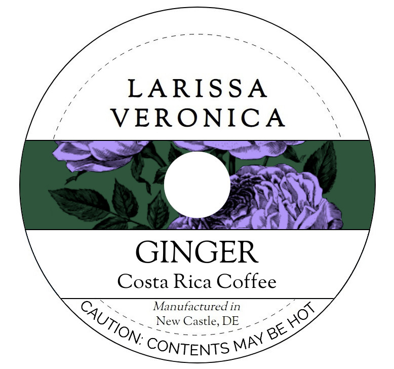 Ginger Costa Rica Coffee <BR>(Single Serve K-Cup Pods)