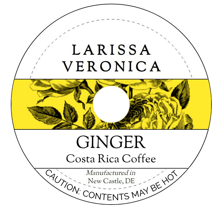 Ginger Costa Rica Coffee <BR>(Single Serve K-Cup Pods)