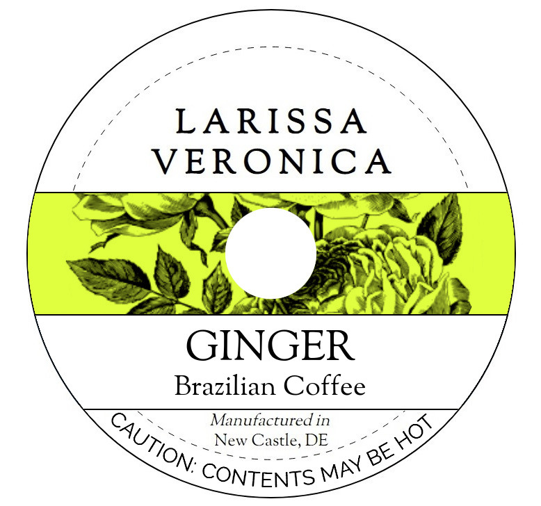 Ginger Brazilian Coffee <BR>(Single Serve K-Cup Pods)