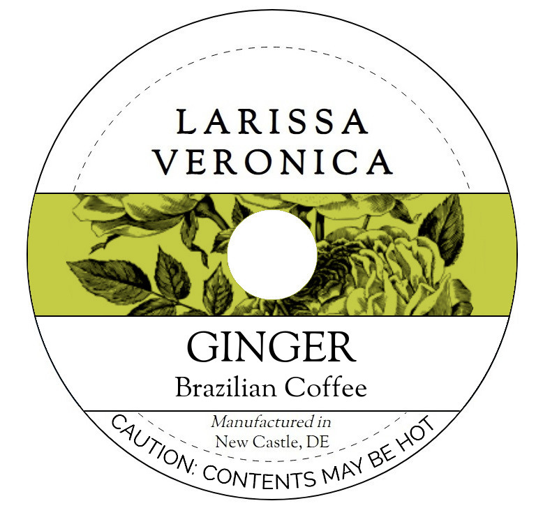 Ginger Brazilian Coffee <BR>(Single Serve K-Cup Pods)