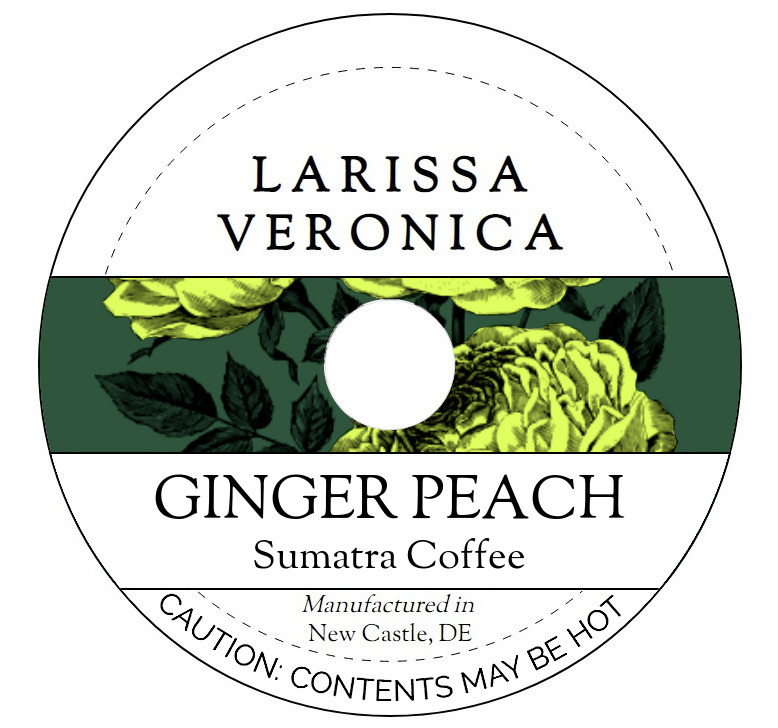 Ginger Peach Sumatra Coffee <BR>(Single Serve K-Cup Pods)