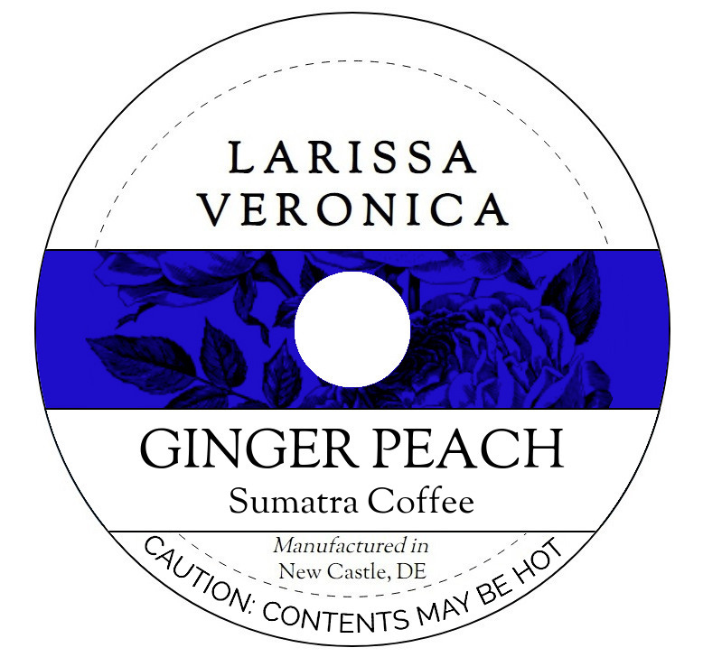 Ginger Peach Sumatra Coffee <BR>(Single Serve K-Cup Pods)