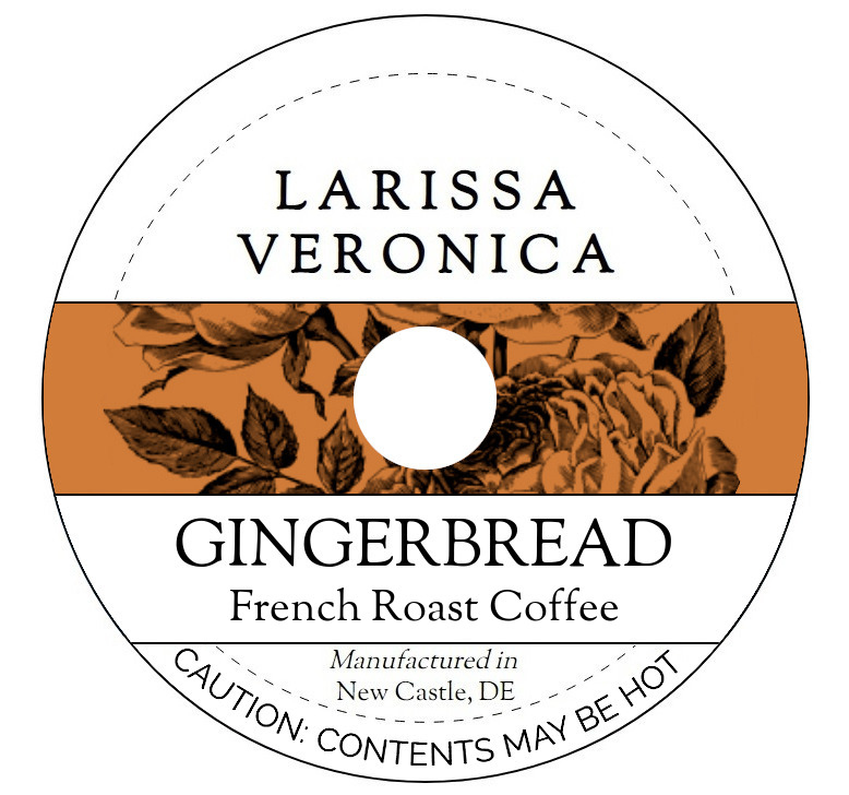 Gingerbread French Roast Coffee <BR>(Single Serve K-Cup Pods)
