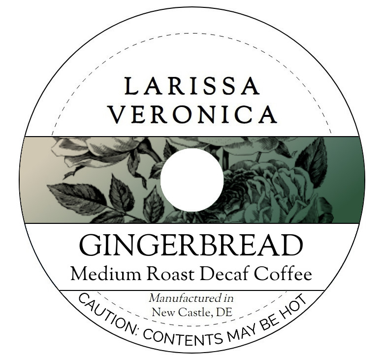 Gingerbread Medium Roast Decaf Coffee <BR>(Single Serve K-Cup Pods)