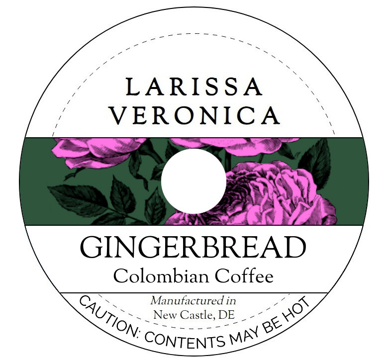 Gingerbread Colombian Coffee <BR>(Single Serve K-Cup Pods)