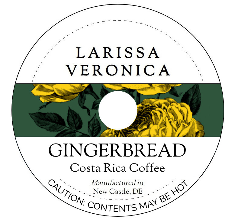 Gingerbread Costa Rica Coffee <BR>(Single Serve K-Cup Pods)