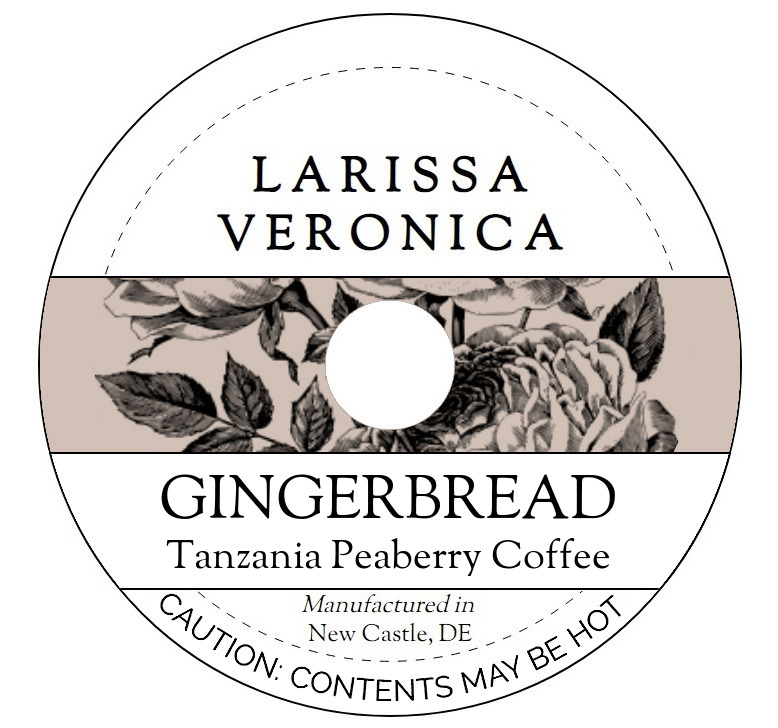 Gingerbread Tanzania Peaberry Coffee <BR>(Single Serve K-Cup Pods)