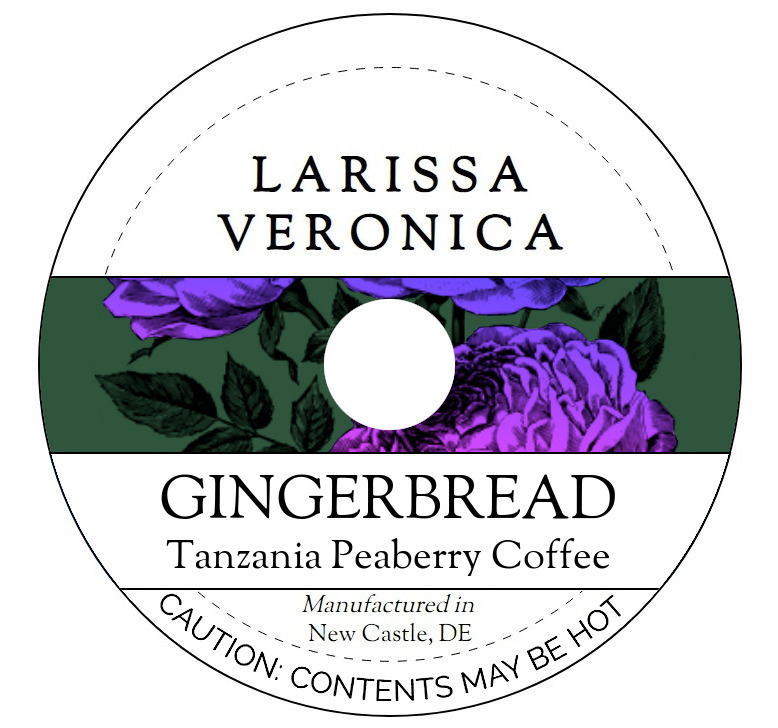 Gingerbread Tanzania Peaberry Coffee <BR>(Single Serve K-Cup Pods)