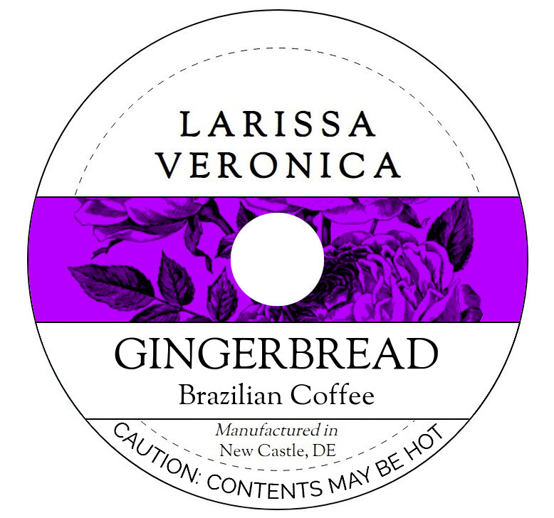 Gingerbread Brazilian Coffee <BR>(Single Serve K-Cup Pods)