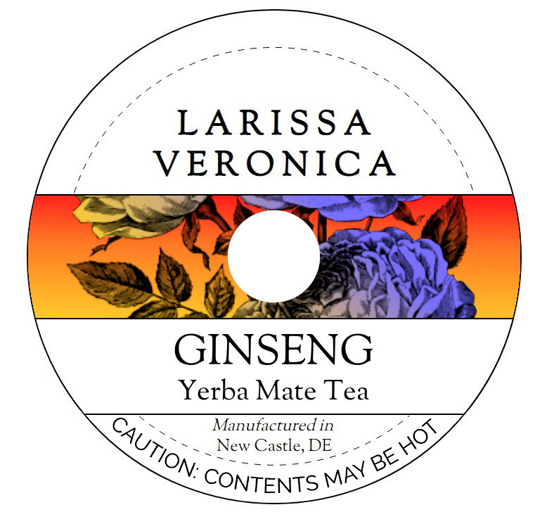 Ginseng Yerba Mate Tea <BR>(Single Serve K-Cup Pods)