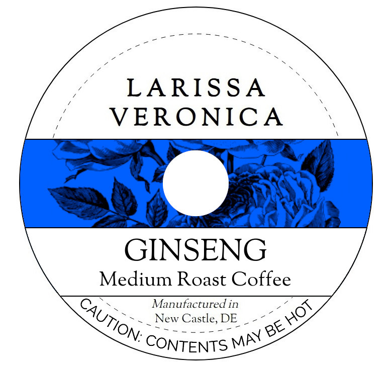 Ginseng Medium Roast Coffee <BR>(Single Serve K-Cup Pods)