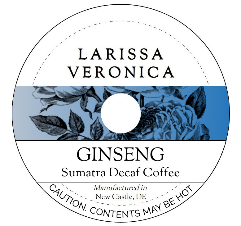 Ginseng Sumatra Decaf Coffee <BR>(Single Serve K-Cup Pods)