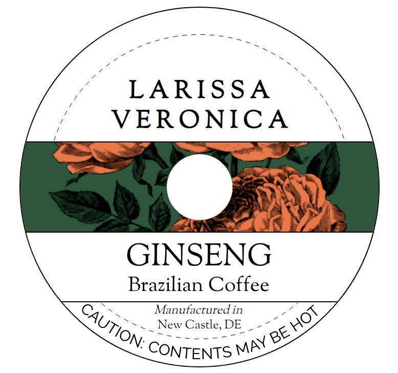 Ginseng Brazilian Coffee <BR>(Single Serve K-Cup Pods)