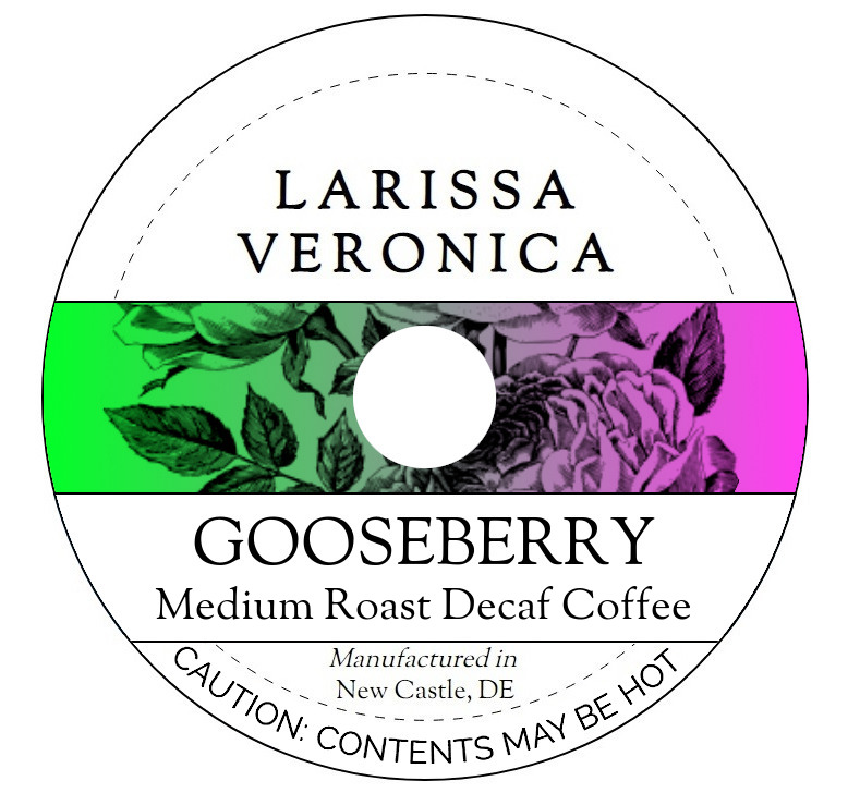 Gooseberry Medium Roast Decaf Coffee <BR>(Single Serve K-Cup Pods)