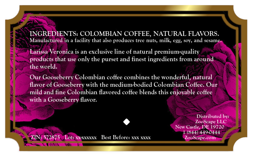 Gooseberry Colombian Coffee <BR>(Single Serve K-Cup Pods)