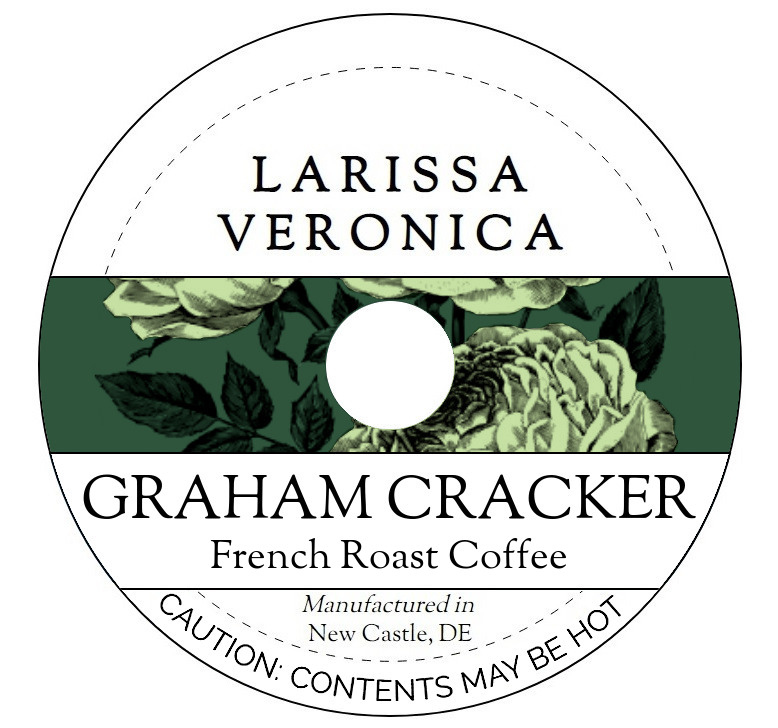 Graham Cracker French Roast Coffee <BR>(Single Serve K-Cup Pods)