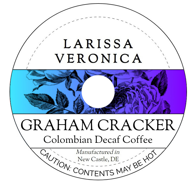 Graham Cracker Colombian Decaf Coffee <BR>(Single Serve K-Cup Pods)