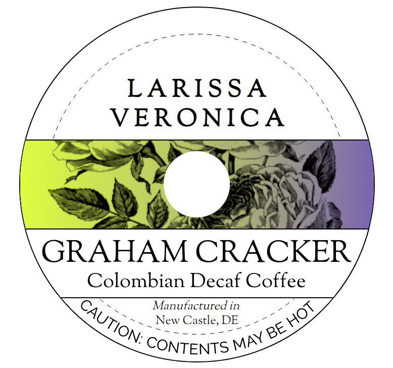 Graham Cracker Colombian Decaf Coffee <BR>(Single Serve K-Cup Pods)